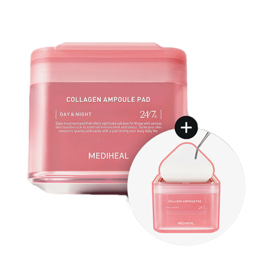 MEDIHEAL Collagen Ampoule Pad, 100p